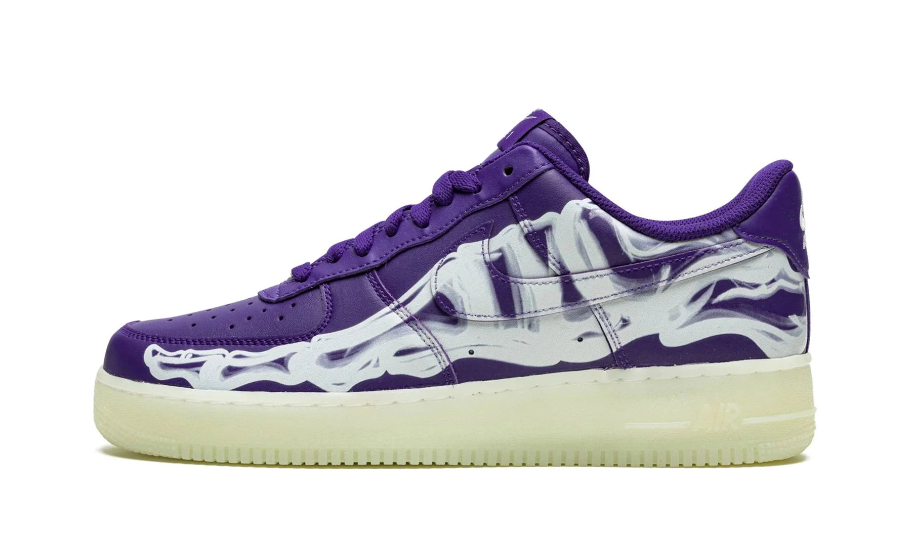 Nike Air Force 1 Low Purple Skeleton Halloween (2021)-CU8067-500-JHypes