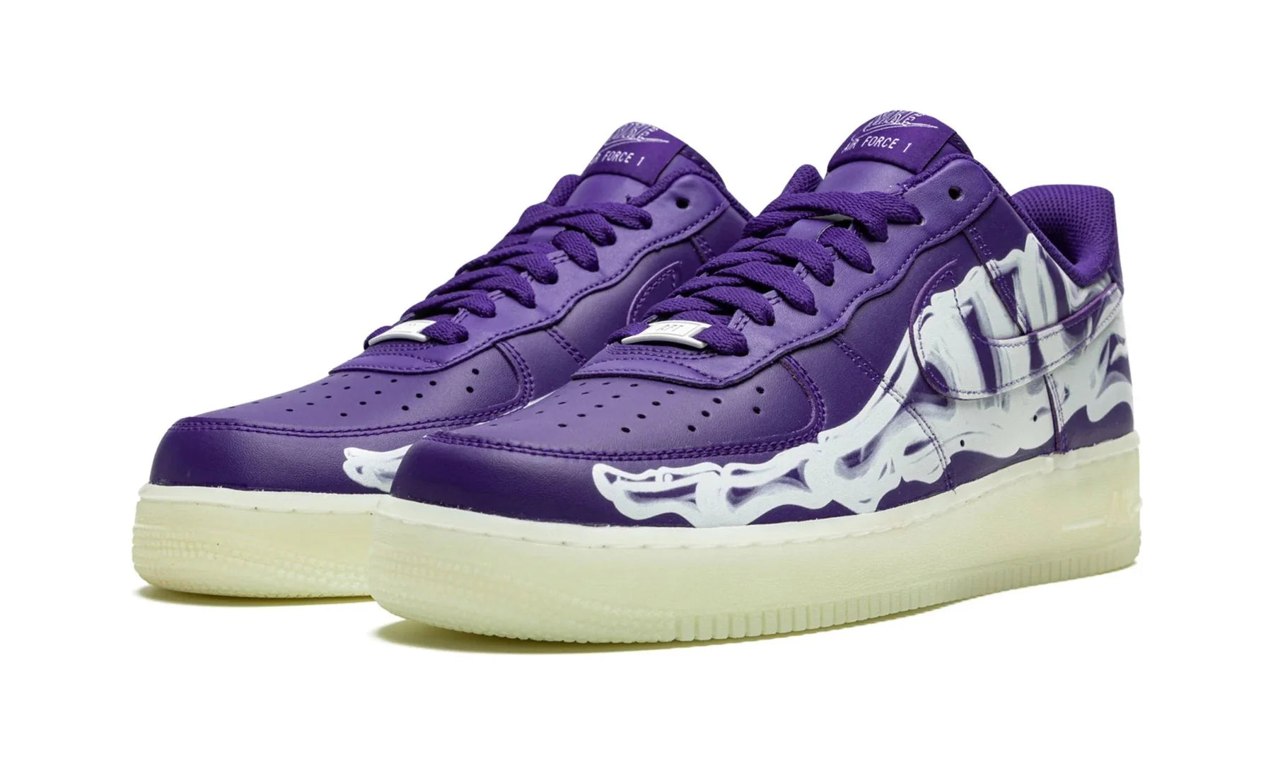 Nike Air Force 1 Low Purple Skeleton Halloween (2021)-CU8067-500-schoenen JHypes