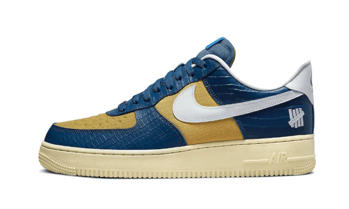 Nike Air Force 1 Low SP Undefeated 5 On It Blue Yellow Croc-DM8462-400-JHypes