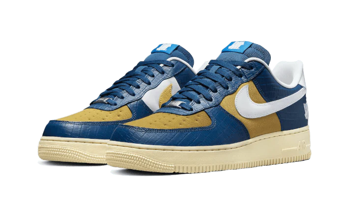Nike Air Force 1 Low SP Undefeated 5 On It Blue Yellow Croc-DM8462-400-sneaker JHypes