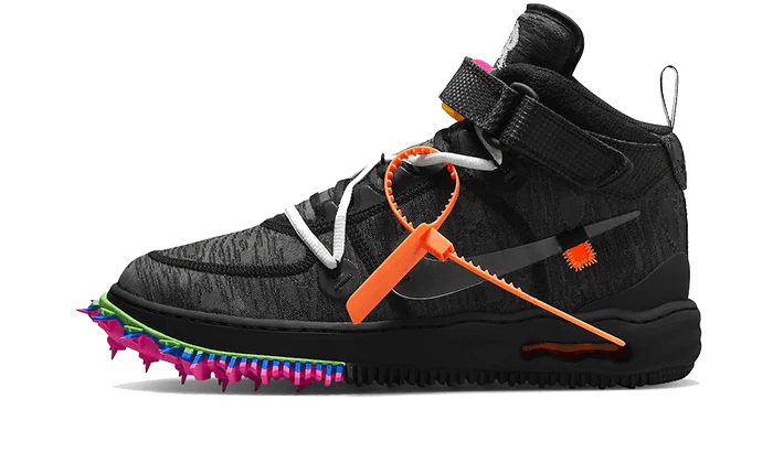 Nike Air Force 1 Mid Off-White Clear White-DO6290-001-JHypes