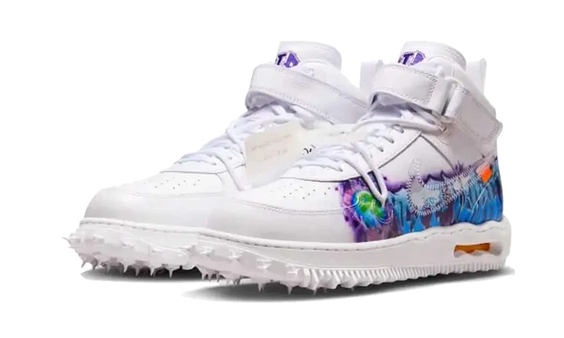 Nike Air Force 1 Mid SP Off-White Graffiti-DR0500-100-sneaker JHypes