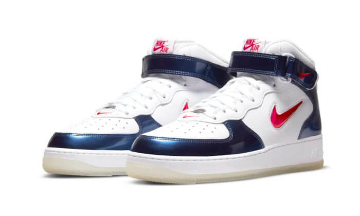 Nike Air Force 1 Mid University Red Midnight Navy-DH5623-101-sneaker-JHypes