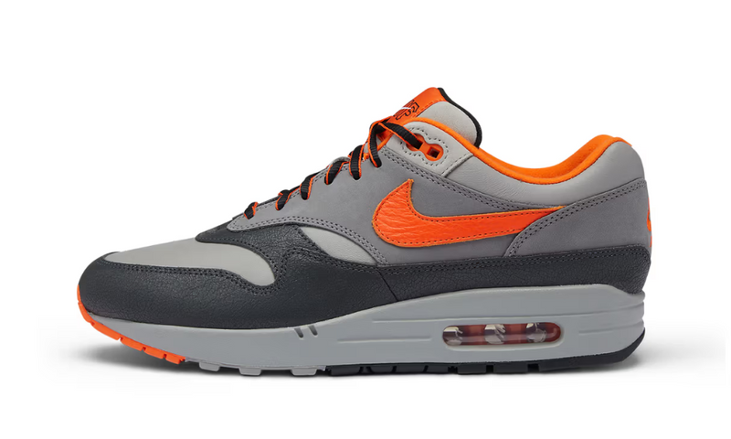 Nike Air Max 1 HUF Anthracite Brilliant Orange-HF3713-001-JHypes
