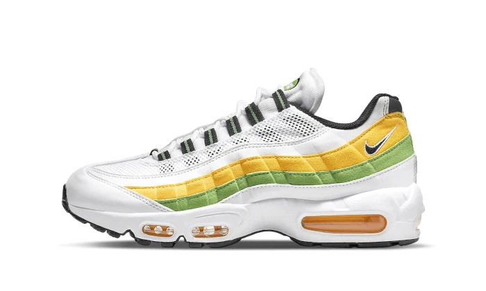 Nike Air Max 95 Essential White Green Apple Tour Yellow-DQ3429-100-JHypes