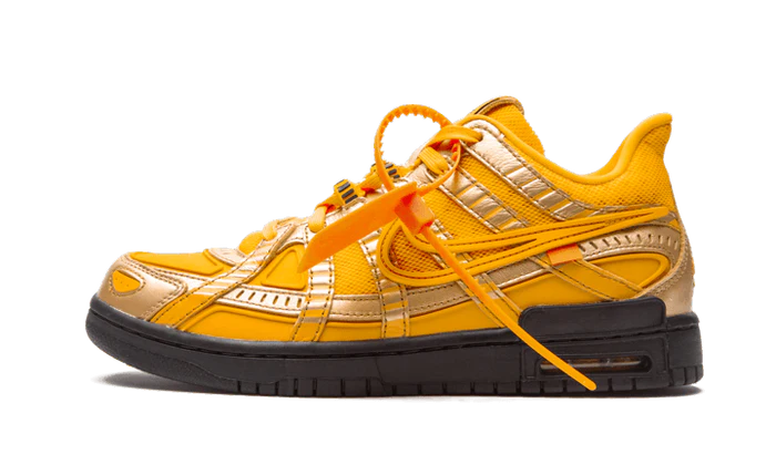 Nike Air Rubber Dunk Off-White University Gold-CU6015-700-JHypes