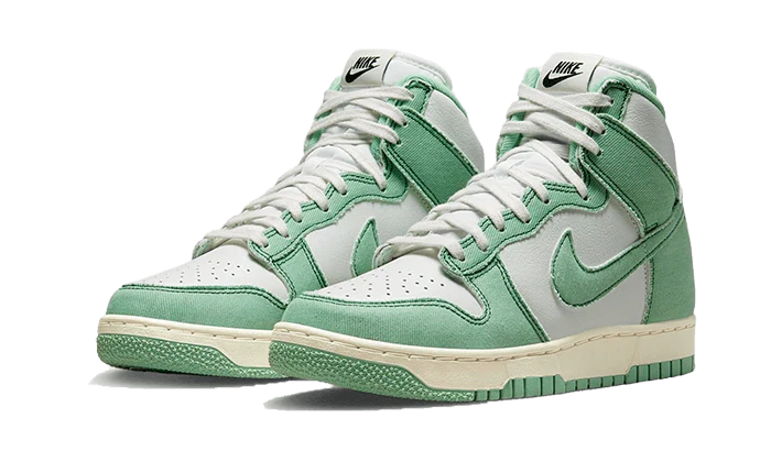 Nike Dunk High 1985 Enamel Green Denim-DV1143-300-sneaker JHypes