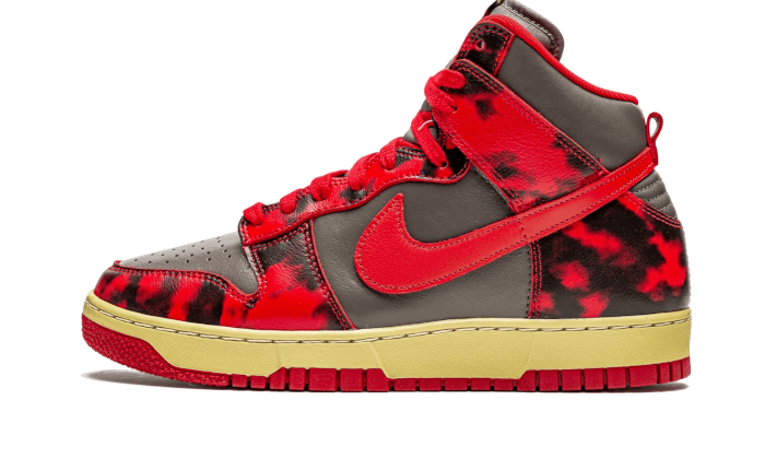 Nike Dunk High 1985 Red Acid Wash-DD9404-600-JHypes