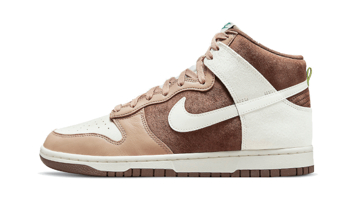 Nike Dunk High Light Chocolate-DH5348-100-JHypes