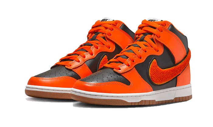 Nike Dunk High University Chenille Swoosh Safty Orange-DR8805-002-sneaker JHypes