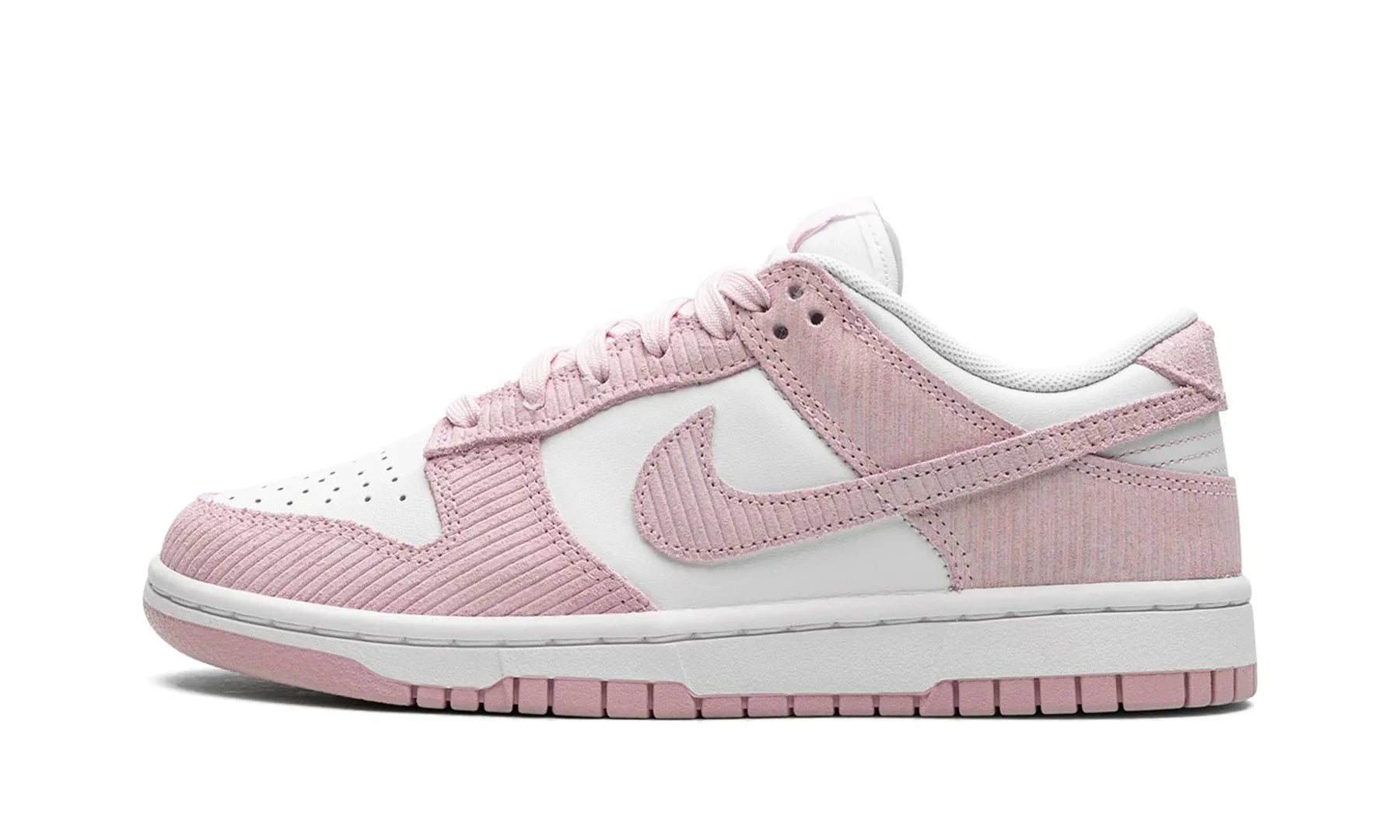 Nike Dunk Low PINK CORDUROY (W)-FN7167-100-schoenen JHypes