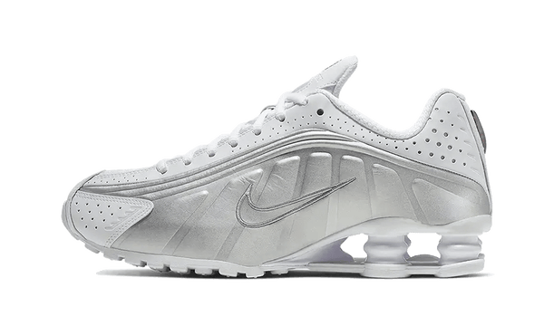 Nike Shox R4 White Metallic Silver-AR3565-101-JHypes