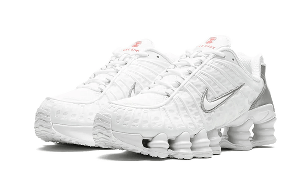Nike Shox TL White Metallic Silver Max Orange-AV3595-100-sneaker JHypes
