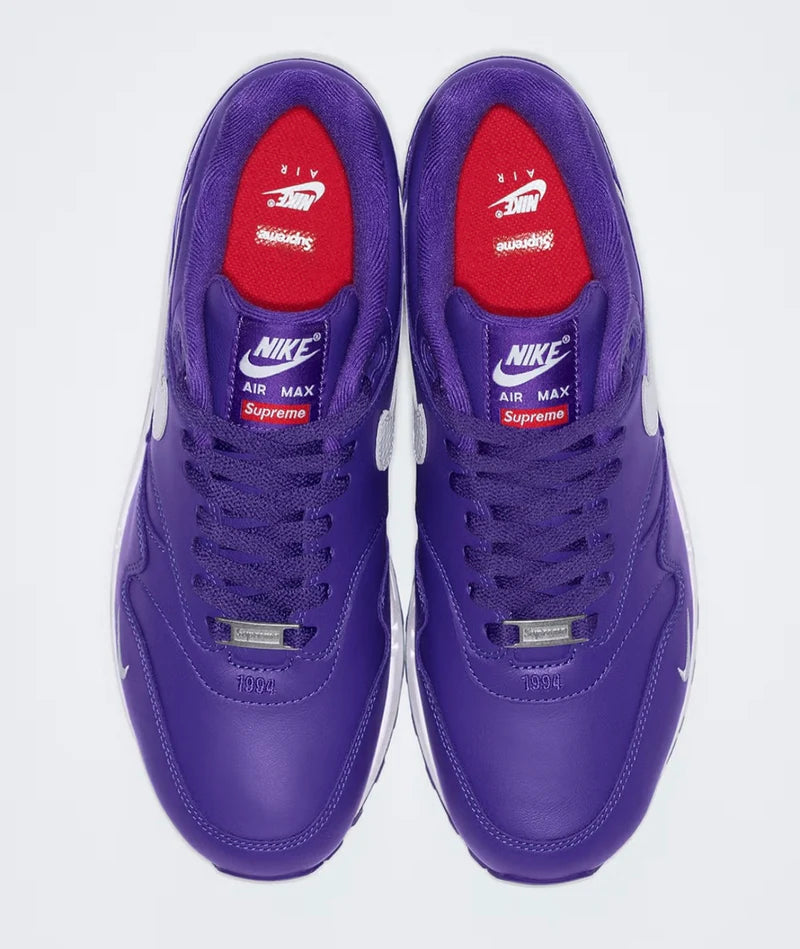 Nike air max 1 supreme paars