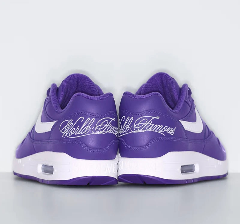 Supreme X Nike Air Max 1 87 Paars