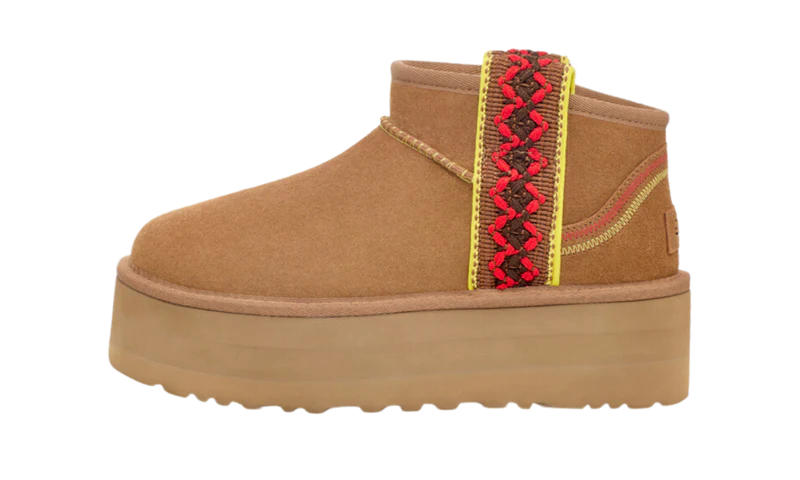 UGG Classic Ultra Mini Braid Boot Chestnut-1138491-CHE-JHypes