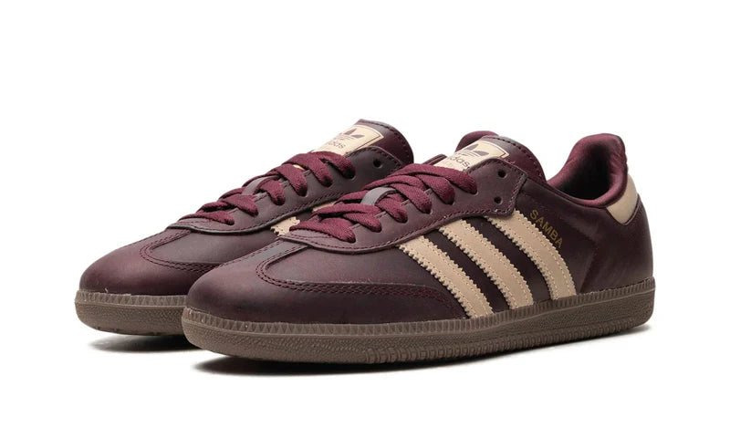 adidas samba og maroon red