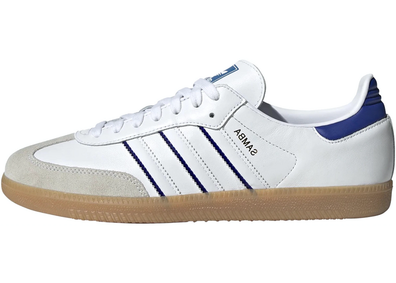 adidas Samba Leather Cloud White Lucid Blue-IG2339-JHypes