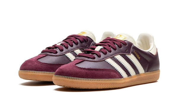 adidas Samba OG Maroon Gold Metallic (W)-ID0477-sneaker JHypes