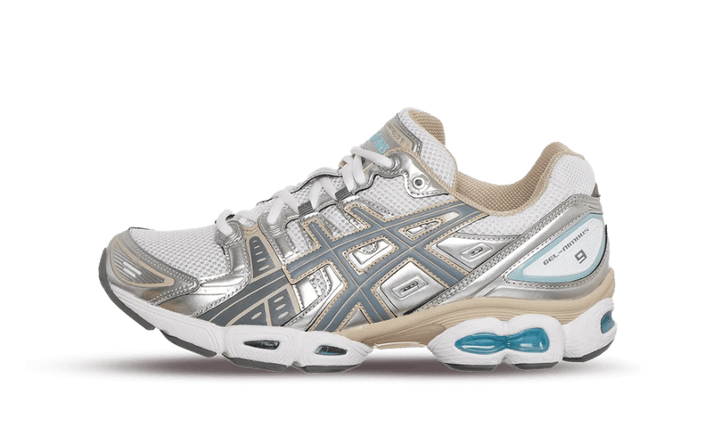 ASICS Gel-Nimbus 9 White Steel Grey-1201A424-102-JHypes