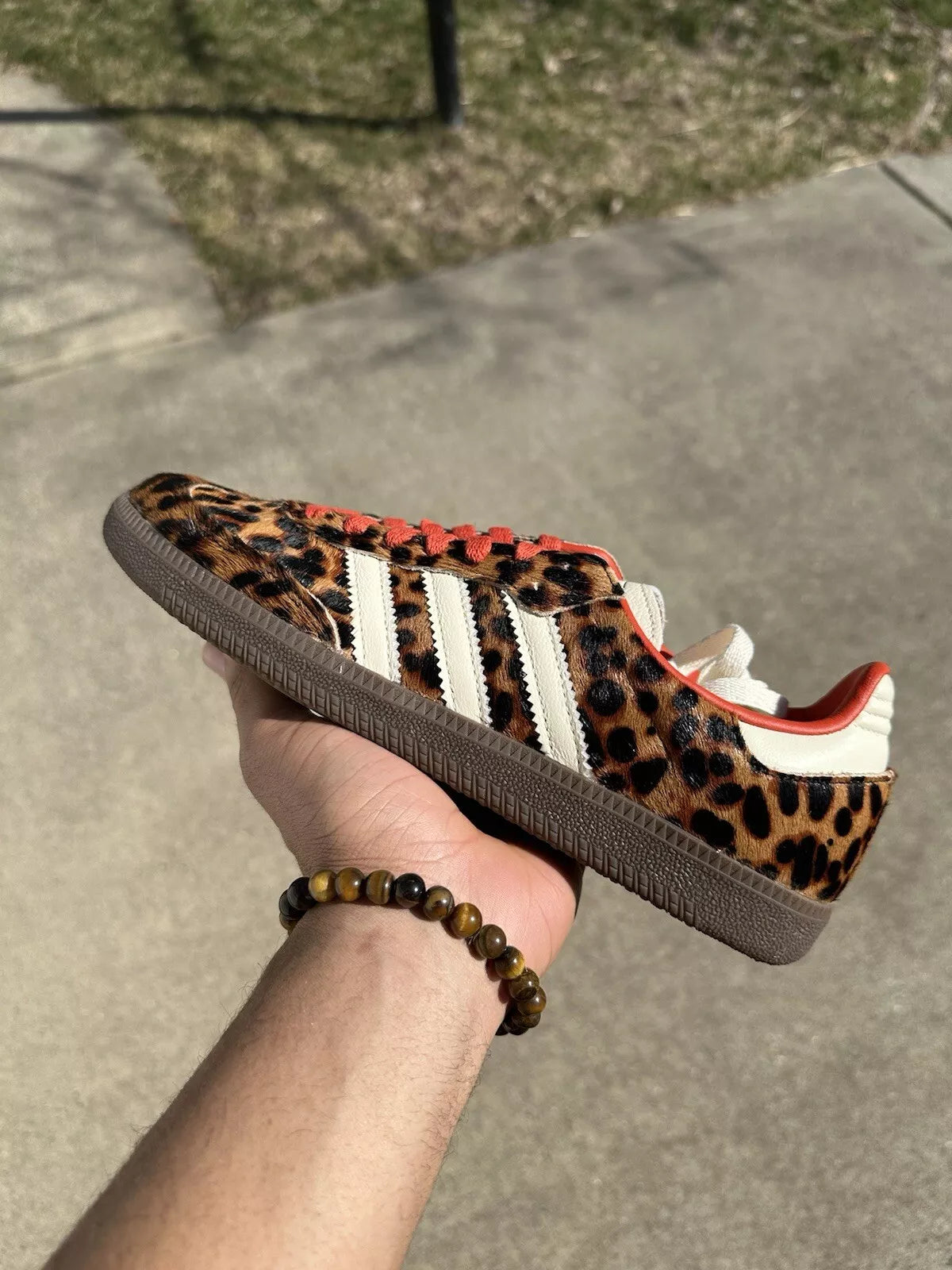 Adidas Samba OG Preloved Red Leopard