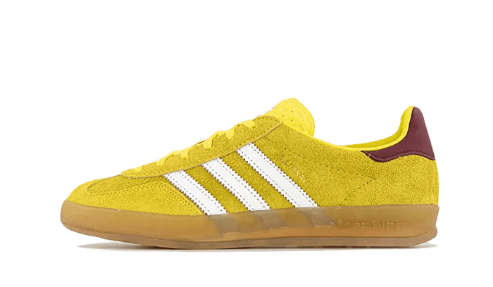 Adidas Gazelle Indoor Bright Yellow Burgundy - IE7003-JHypes
