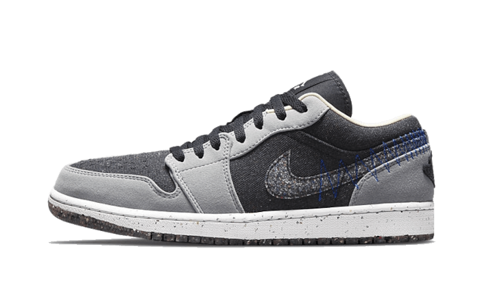 Air Jordan 1 Low Crater Black Grey- DM4657-001-JHypes
