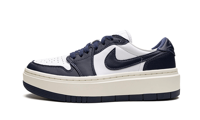 Air Jordan 1 Low Elevate White Midnight Navy Sail - DH7004-141-JHypes
