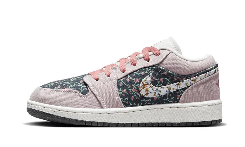 Air Jordan 1 Low Floral Canvas- FJ3445-001-1-JHypes