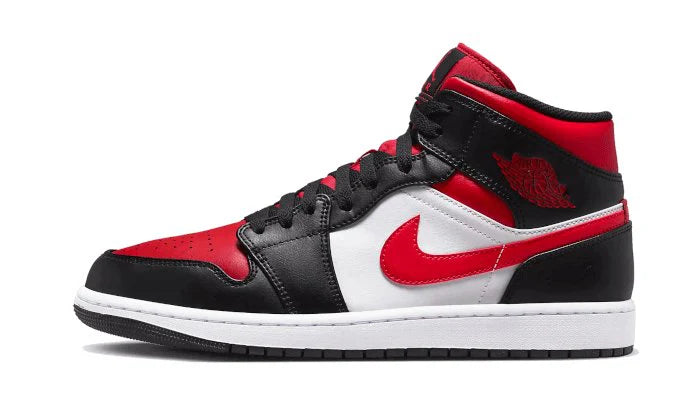 Air Jordan 1 Mid Alternate Bred Toe-554724-079 -JHypes