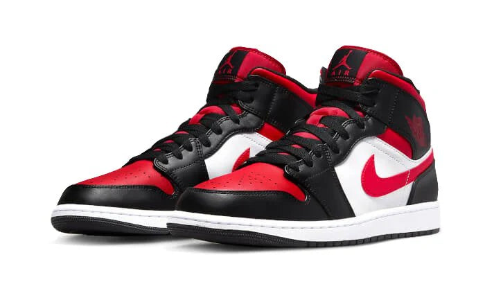 Air Jordan 1 Mid Alternate Bred Toe-554724-079 -sneaker JHypes