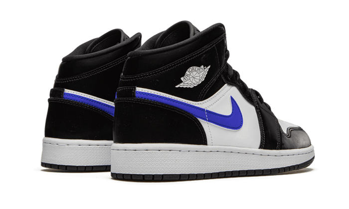 Air Jordan 1 Mid Black Racer Blue White-554725-084-sneaker-JHypes

