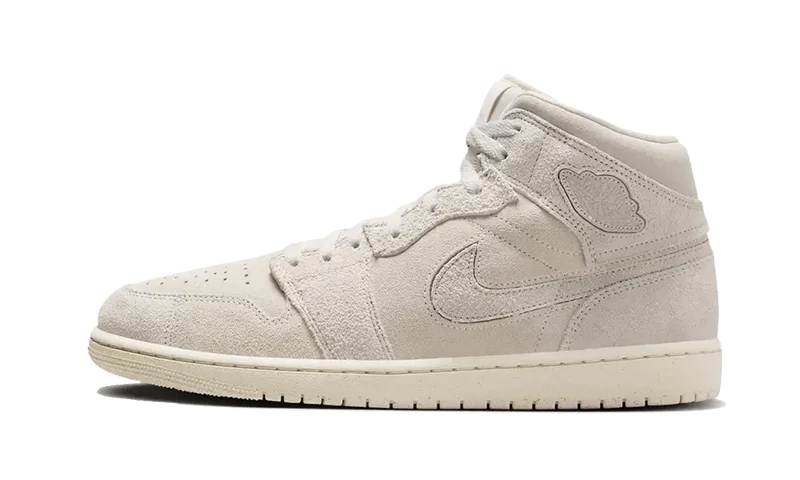 Air Jordan 1 Mid Craft Suede Ivory -FQ3224-100-JHypes