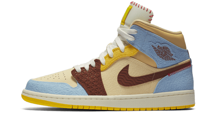 Air Jordan 1 Mid Fearless Maison Château Rouge-CU2803-200-JHypes
