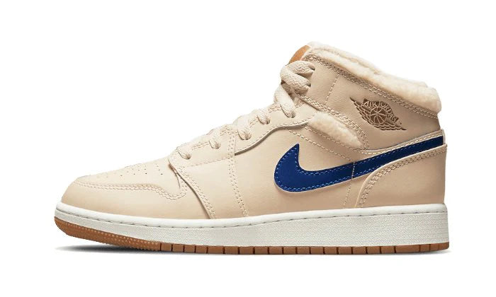 Air Jordan 1 Mid Fleece Pearl White-DO2207-264-JHypes