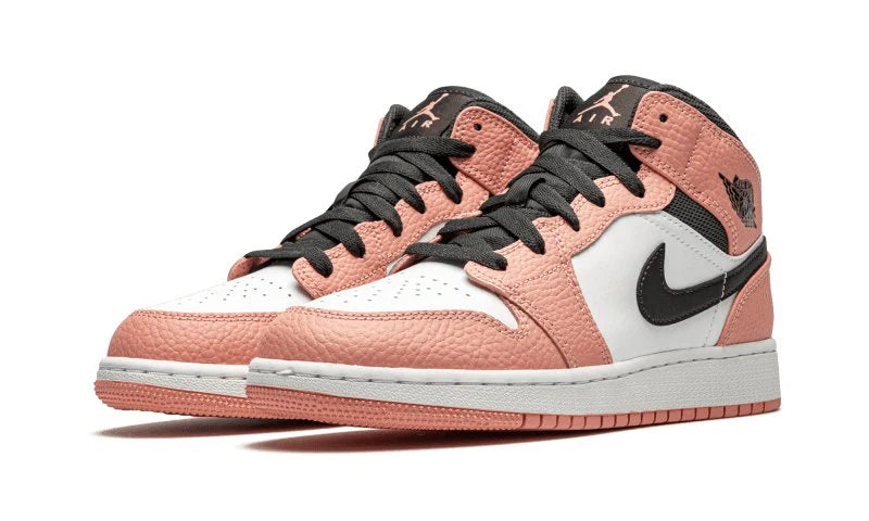 Air Jordan 1 Mid Pink Quartz -555112-603-sneaker JHypes