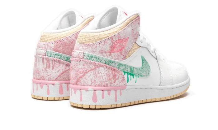 Air Jordan 1 Mid SE Paint Drip -DD1666-100-sneakers JHypes