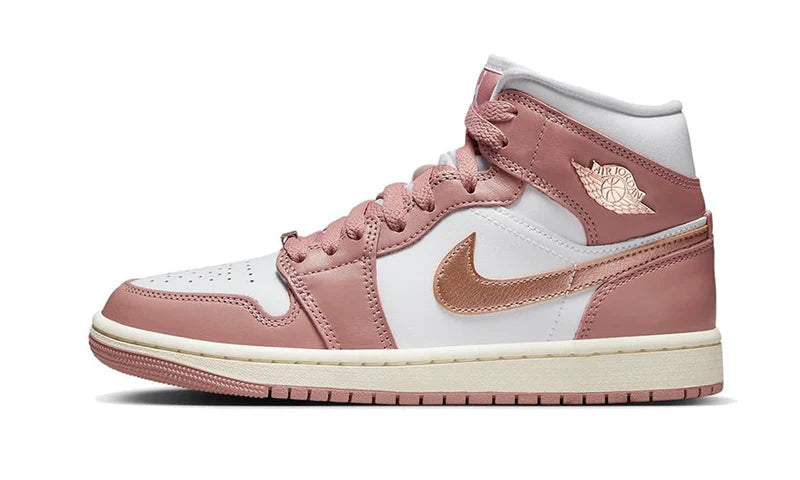 Air Jordan 1 Mid SE Red Stardust -FB9892-670-JHypes