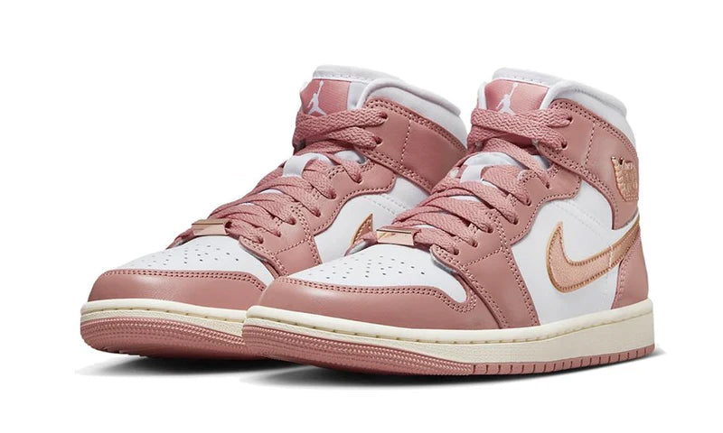 Air Jordan 1 Mid SE Red Stardust -FB9892-670-sneaker JHypes