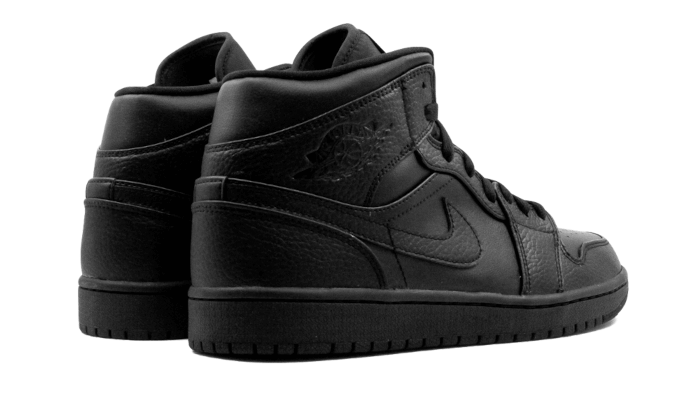 Air Jordan 1 Mid Triple Black - 554725-091-sneakers JHypes
