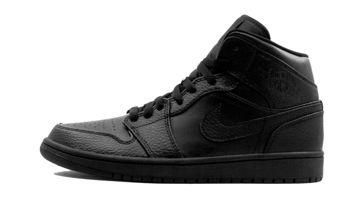 Air Jordan 1 Mid Triple Black - 554725-091 -JHypes
