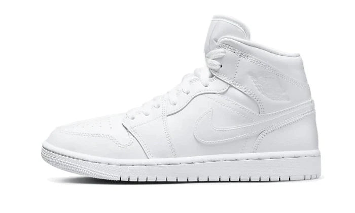 Air Jordan 1 Mid Triple White Patent Swoosh-DV0991-111-JHypes