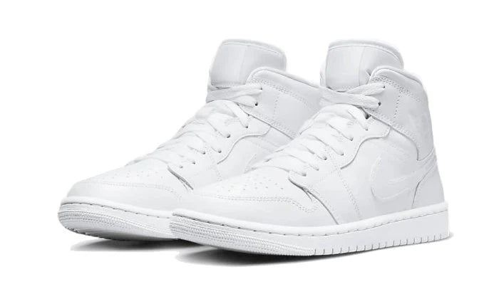 Air Jordan 1 Mid Triple White Patent Swoosh-DV0991-111-sneaker JHypes