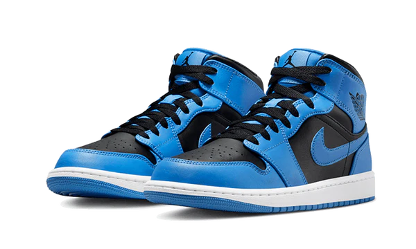 Air Jordan 1 Mid University Blue Black-DQ8426-401 -sneaker JHypes