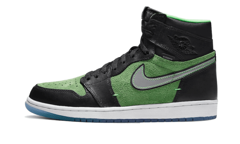 Air Jordan 1 Retro High Zoom Black Green-CK6637-002-JHypes
