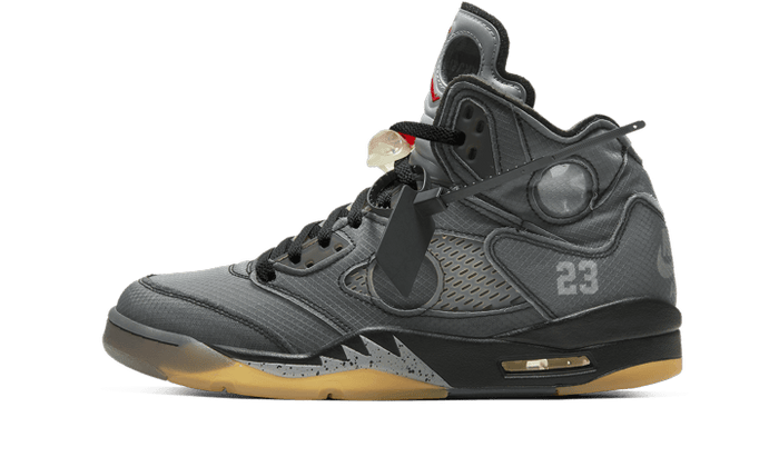 Air Jordan 5 Retro Off-White Black - CT8480-001-JHypes
