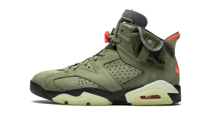 Air Jordan 6 Travis Scott Medium Olive - CN1084-200-JHypes

