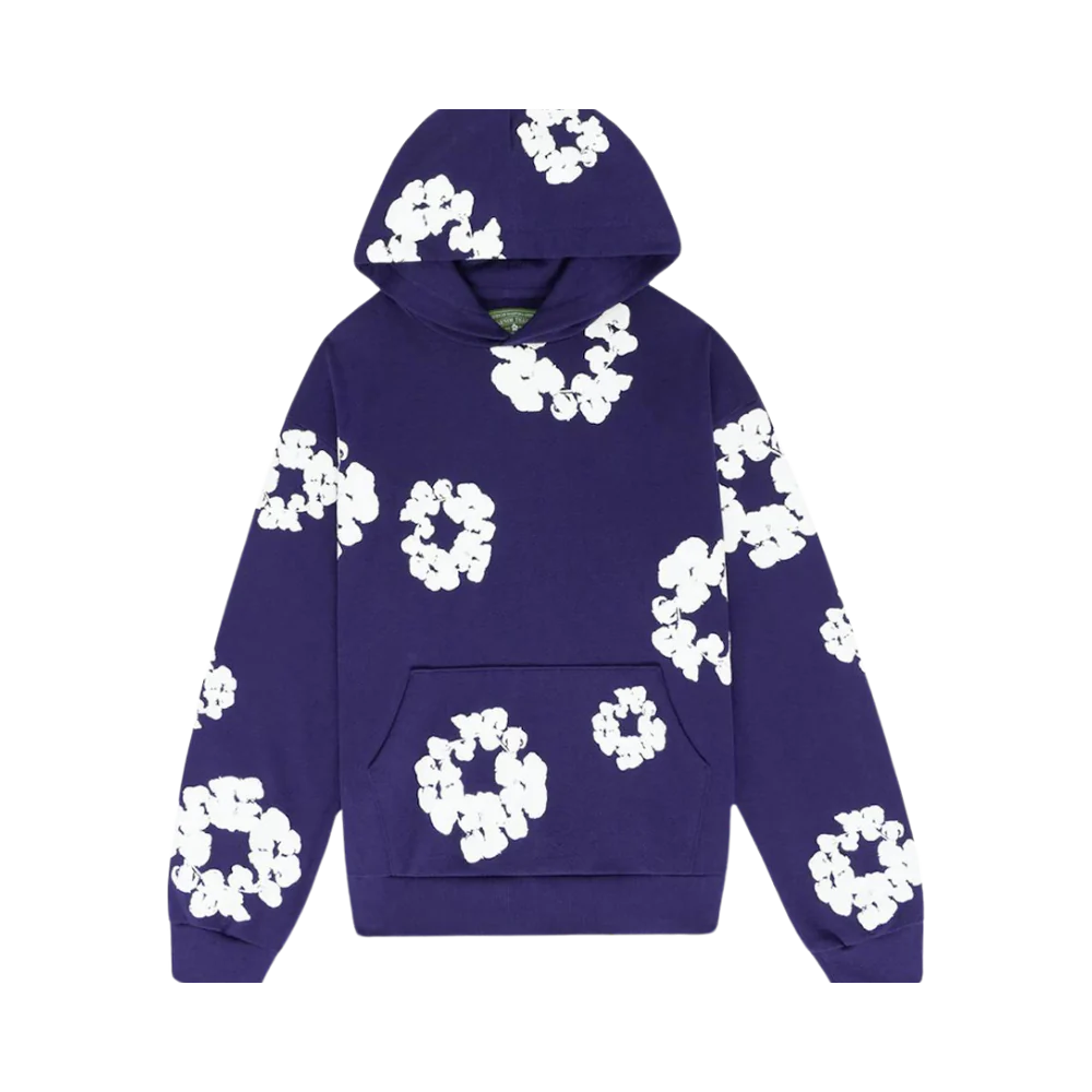 Denim Tears The Cotton Wreath Hoodie Purple