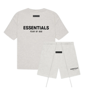 Fear of God Essentials Light Oatmeal Sommer-Set
