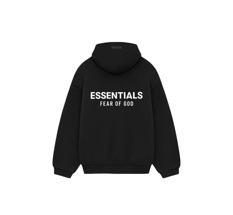Fear of God Essentials Fleece Black Hoodie